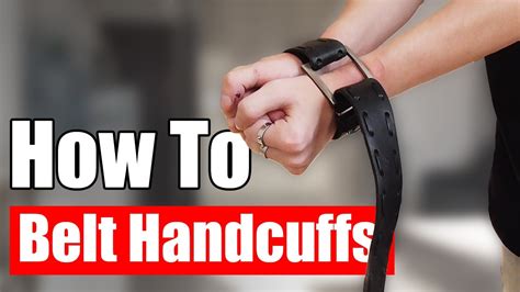 How To Tie Someones Hands With A Belt New Update
