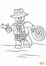 Indiana Lego Jones Coloring Pages Printable Coloriage Print Color Colouring Sheets Kids Patrol Gratuit Popular sketch template