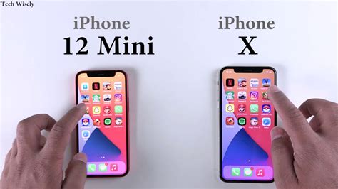 Iphone 12 Mini Vs Iphone X Speed Test Size Comparison Ram