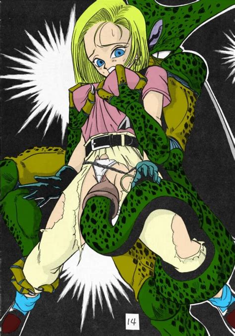Rule 34 Android 18 Breast Grab Cell Dragon Ball Dragon
