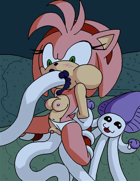 rule 34 2014 amy rose animated anthro areola arms behind