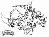Skylanders Undead Pages Coloring Element Crabfu Select Right Click Save sketch template