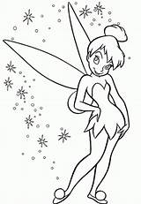 Tinkerbell Coloring Pages Printable Christmas Kids Source sketch template