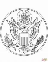 Estados Unidos Selo Capitolio Supercoloring Wielka Zjednoczonych Stany Zjednoczone Pintar Colorironline Pieczęć Stanów Drukuj sketch template
