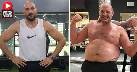 Tyson Fury S Weight Loss Revealed In Astonishing Clips After Anthony