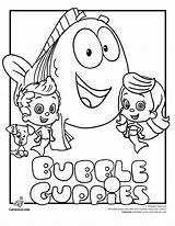 Coloring Pages Bubble Guppies Jr Printable Nick Color Nickelodeon Molly Easter Paw Patrol Backpack Sheets Bubbles Print Halloween Kids Disney sketch template