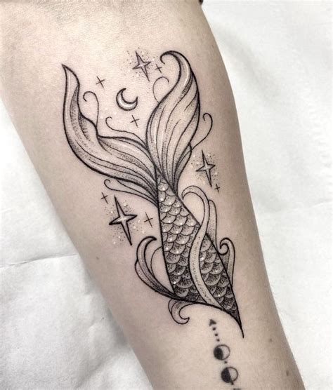 Mermaid Tail Tattoo Mermaid Tattoo Designs Design Tattoo Small