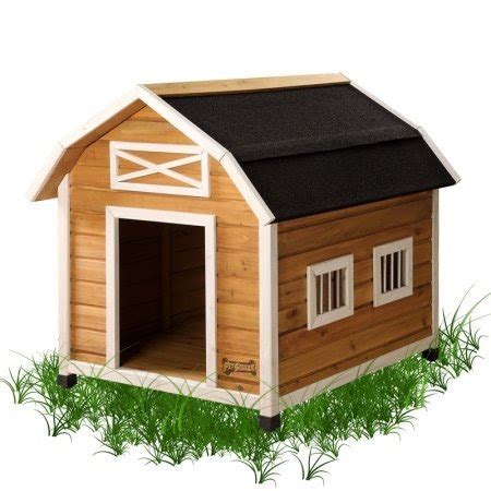 dog houses insulated  barn dog house  pet squeak