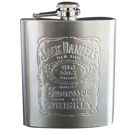 hot sale portable hip flask oz stainless steel flask bottle silver