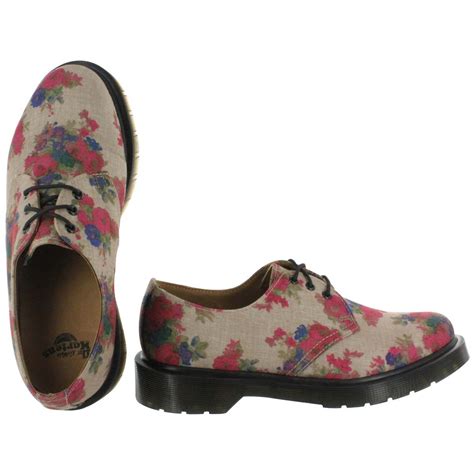 emma dr martens womens   eye vintage bouquet taupe shoes  taupe shoes shoes