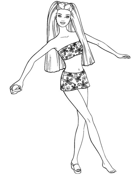 barbie doll coloring pages ariano blog