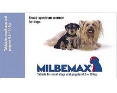 milbemax small dog puppy mobivetsa