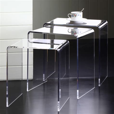 clear nesting tables  side   tables homesfeed