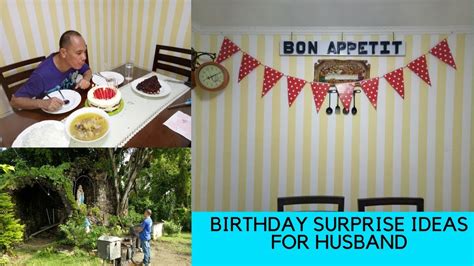 Surprise Birthday Ideas For Husband Youtube