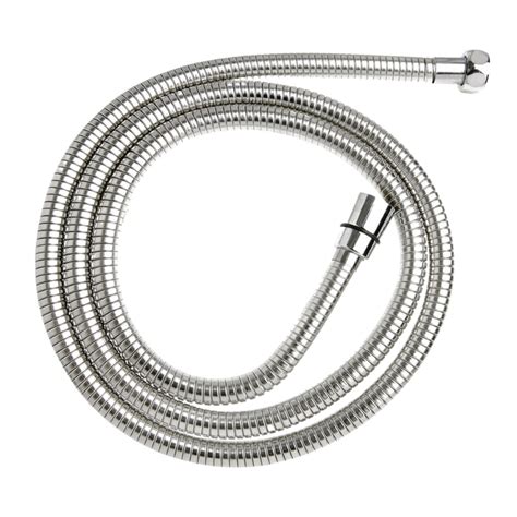 Croydex 1 5m 2m Reinforced Stainless Steel Strech Shower Hose Pack Of