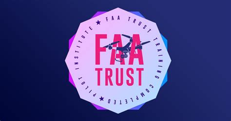 faa trust certificate  completion  legally fly drones  recreational reasons