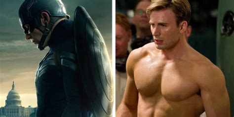 Captain America S Chris Evans Ripped Muscle Building
