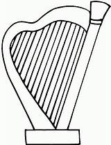 Instrumentos Colorir Harp Cuerda Desenhos Miscellaneous Coloriage Harpa Arpas Ausdrucken Musicais Dessins Arpa Websincloud Faciles Malvorlagen Activites Crianças Harfe Bremen sketch template