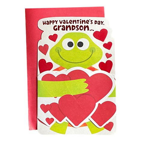 valentines day greeting card  young grandson happy valentines