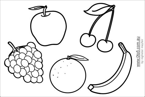 images  printable fruit  vegetable pattern fruit template