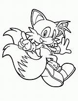 Sonic Colouring sketch template