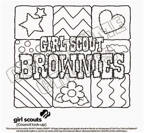 girl scout coloring sheets  coloring sheet