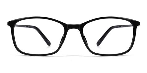 jerry is the simplest classic black glasses its square frame is very