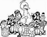 Sesame Street Coloring Pages Characters Gang Muppets Drawing Printable Seasame Bert Sheet Rosita Color Printables Drawings Getcolorings Getdrawings Outstanding Print sketch template
