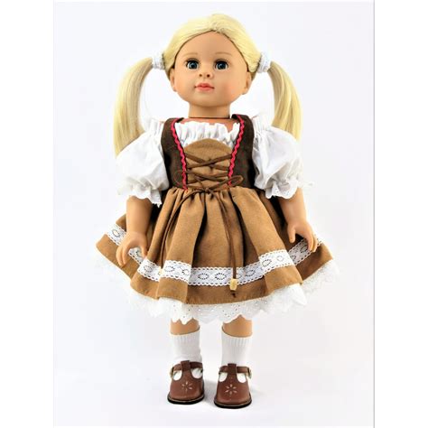brown traditional german dress    dolls walmartcom