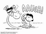 Charlie Brown Coloring Pages Football Lucy Snoopy Artsjournal Christmas sketch template