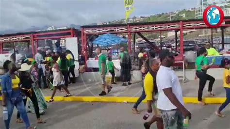 Jamaica 60 Hundreds Streaming Into National Stadium For Grand Gala