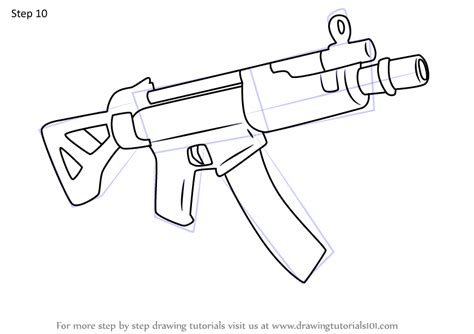 fortnite gun coloring pages ray gun drawing