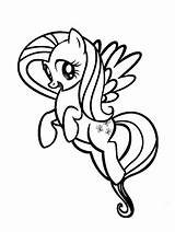 Fluttershy Equestria Pages sketch template