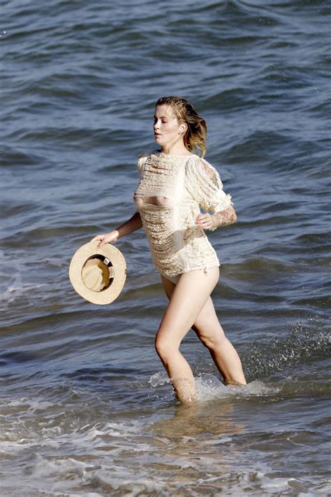 Ireland Baldwin Topless And Sexy On The Beach In Malibu