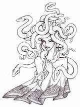 Medusa Coloring Drawing Pages Greek Perseus Tattoo Drachenmagier Deviantart Getcolorings Color Gorgon Getdrawings Sketch Save Female sketch template