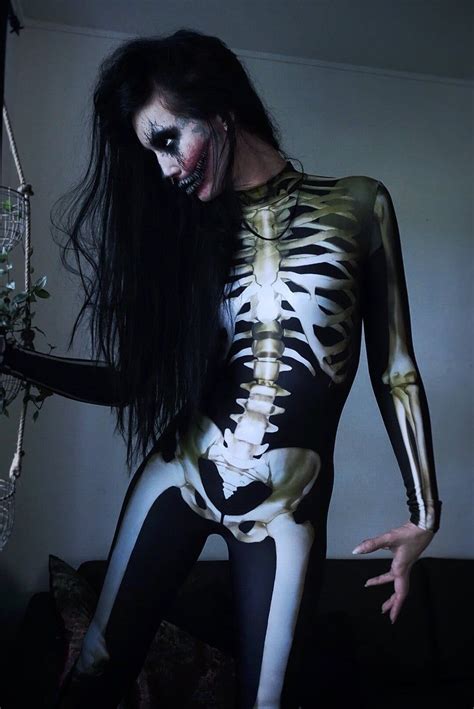 Sexy Skeleton Costume Halloween Costume Women Skeleton Etsy Sexy
