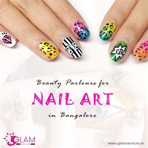pin  glam services  glam services beauty parlor nail art nails