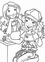 Coloring Aunt Listening Pages Holly Hobbie Jessie Getdrawings Getcolorings Color sketch template