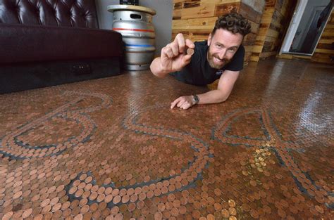 Black Country Barber Shop Creates Unique Floor Out Of 70 000 Pennies