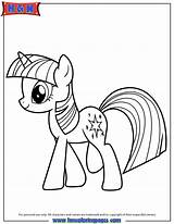 Twilight Sparkle Pony Coloring Little Pages Applejack Printable Unicorn Girls Christmas Playful Wearing Hat Kids Color Popular Library Clipart Coloringhome sketch template