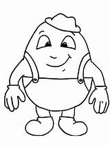 Humpty Dumpty Coloring Pages Printable Recommended Clipartmag Drawing Color sketch template