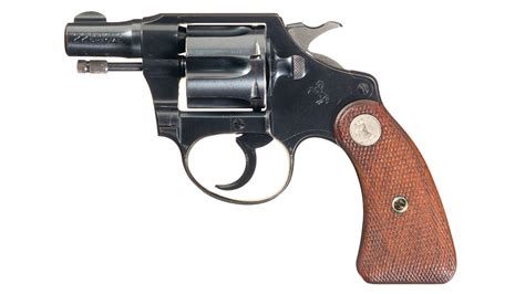 colt  caliber bankers special double action revolver rock island auction