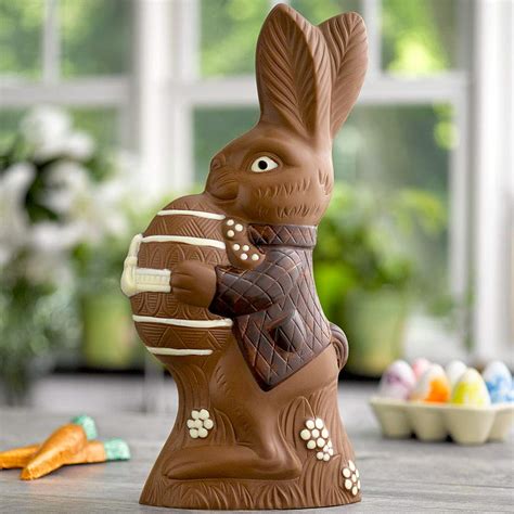 giant  pound chocolate easter bunny   inches