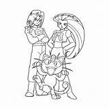 Meowth Kleurplaat Pokémon sketch template