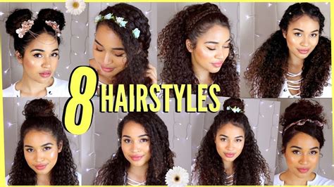 8 spring summer hairstyles for naturally curly hair by