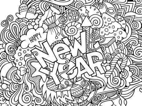 happy  year  year coloring pages happy  year coloring pages
