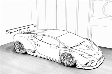 lamborghini huracan evo coloring page coloring pages  xxx hot girl