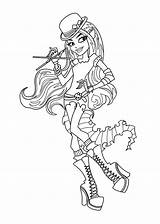 Monster High Coloring Pages Boo Kids Printable Choose Board sketch template