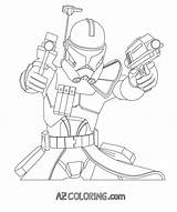 Wars Clone Trooper Starwars Cody sketch template