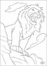 Coloring Samson Pages Wild Printable Coloriage sketch template
